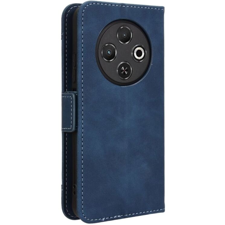 Чехол Deexe Wallet Stand для TECNO Spark 30C - Blue: фото 6 из 7