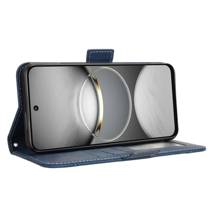 Чехол Deexe Wallet Stand для TECNO Spark 30C - Blue: фото 4 из 7