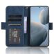 Чехол Deexe Wallet Stand для Xiaomi Poco X6 Pro - Blue (345807L). Фото 3 из 7