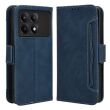 Чехол Deexe Wallet Stand для Xiaomi Poco X6 Pro - Blue (345807L)
