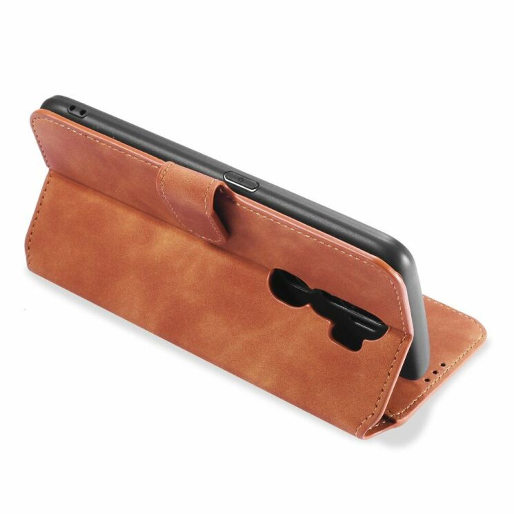 Чехол DG.MING Retro Style для OPPO A5 2020 / A9 2020 - Brown: фото 7 из 15