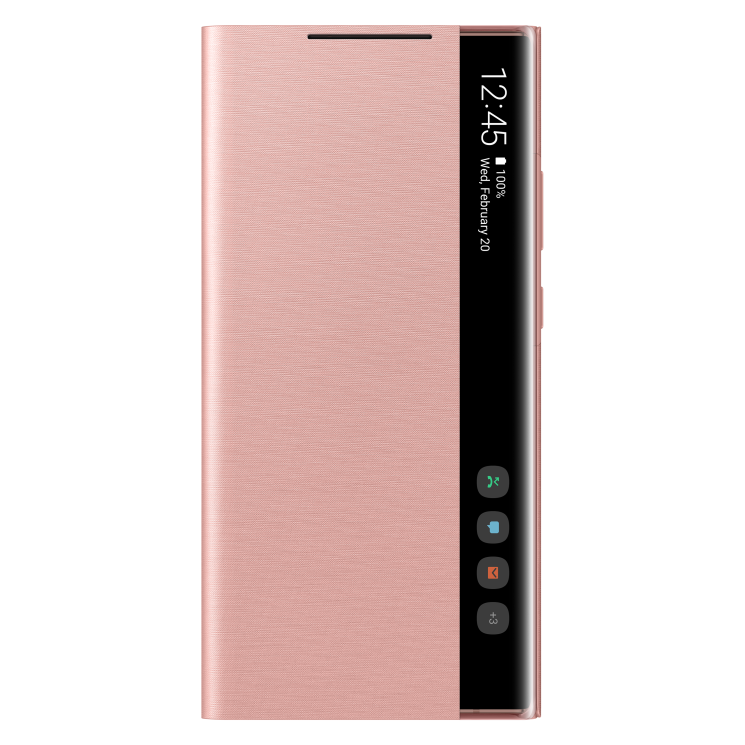 Чехол-книжка Clear View Cover для Samsung Galaxy Note 20 Ultra (N985) EF-ZN985CAEGRU - Copper Brown: фото 2 из 5