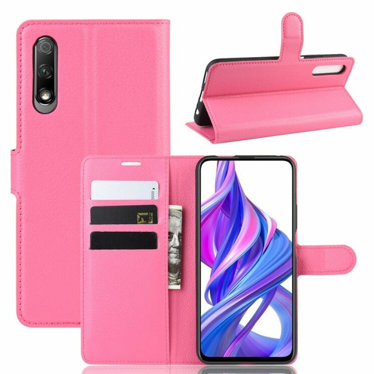Чохол-книжка Deexe Book Type для Huawei Honor 9X (Китайская версия) - Rose: фото 1 з 6
