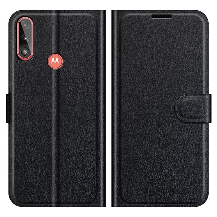 Чехол-книжка Deexe Book Type для Motorola Moto E7 Power / Moto E7i / Moto E7i Power - Black: фото 2 из 7