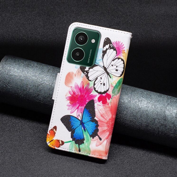 Чехол-книжка Deexe Color Wallet для HMD Pulse / Pulse Plus - Two Butterflies: фото 6 из 8