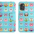 Чохол-книжка Deexe Color Wallet для Nokia G60 - Owls (307914G)