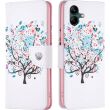 Чехол-книжка Deexe Color Wallet для Samsung Galaxy A05 (A055) - Flower Tree (340406E)