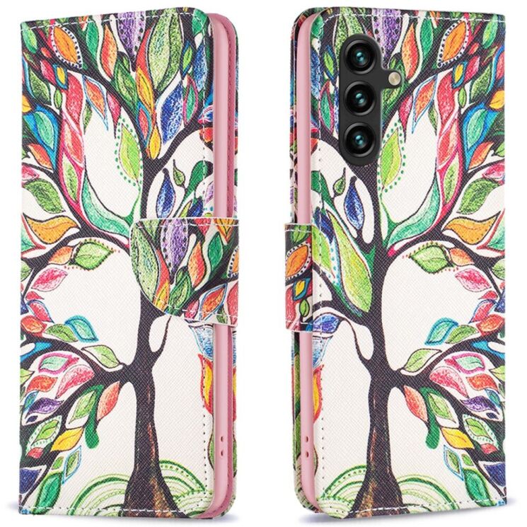 Чехол-книжка Deexe Color Wallet для Samsung Galaxy A16 (A165) - Life Tree: фото 1 из 7