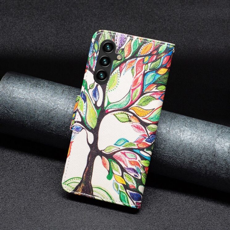 Чехол-книжка Deexe Color Wallet для Samsung Galaxy A16 (A165) - Life Tree: фото 5 из 7