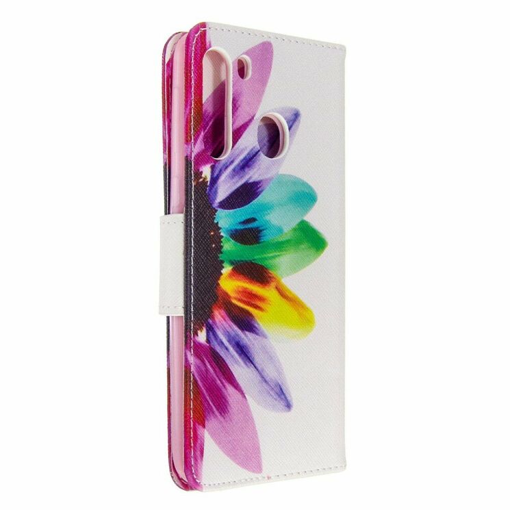 Чохол-книжка Deexe Color Wallet для Samsung Galaxy A21 (A215) - Colorful Petals: фото 4 з 7
