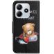 Чохол-книжка Deexe Color Wallet для Xiaomi Redmi Note 14 4G - Bear (373466C). Фото 5 з 5