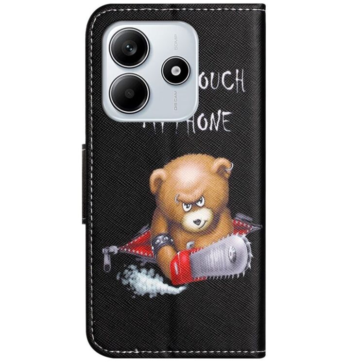 Чохол-книжка Deexe Color Wallet для Xiaomi Redmi Note 14 4G - Bear: фото 5 з 5