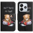 Чохол-книжка Deexe Color Wallet для Xiaomi Redmi Note 14 4G - Bear (373466C)