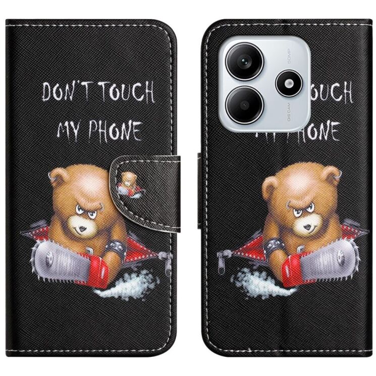 Чохол-книжка Deexe Color Wallet для Xiaomi Redmi Note 14 4G - Bear: фото 1 з 5