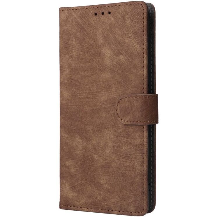 Чехол-книжка Deexe Delta Book для Motorola Edge 50 Ultra - Brown: фото 5 из 7