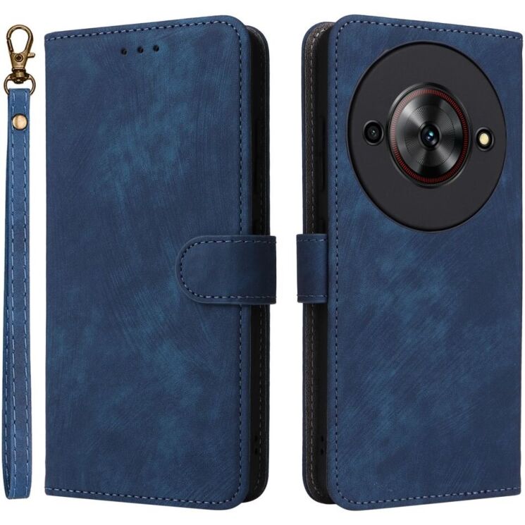 Чехол-книжка Deexe Delta Book для ZTE Nubia Focus - Blue: фото 1 из 7