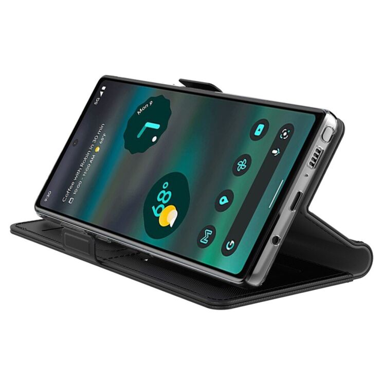 Чехол-книжка Deexe Eclipse Wallet для Google Pixel 6a - Blue: фото 4 из 9