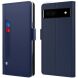Чехол-книжка Deexe Eclipse Wallet для Google Pixel 6a - Blue (293634L). Фото 1 из 9