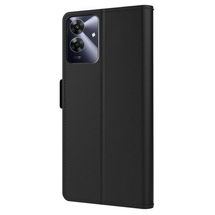 Чехол-книжка Deexe Eclipse Wallet для Realme Note 60 - Black: фото 4 из 10