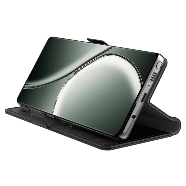 Чехол-книжка Deexe Eclipse Wallet для Realme Note 60 - Black: фото 2 из 10