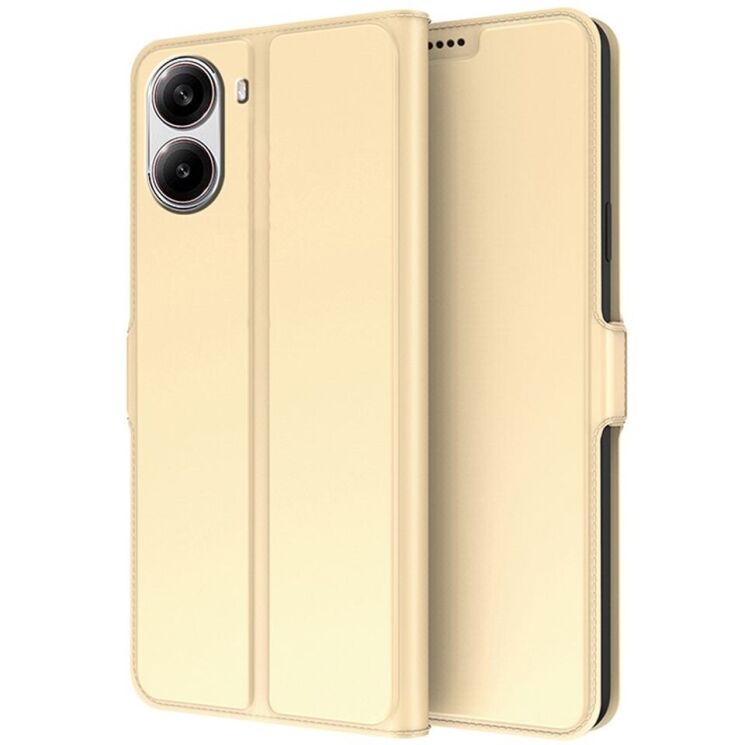 Чохол-книжка Deexe Faro Wallet для Xiaomi Poco X7 Pro - Gold: фото 1 з 7