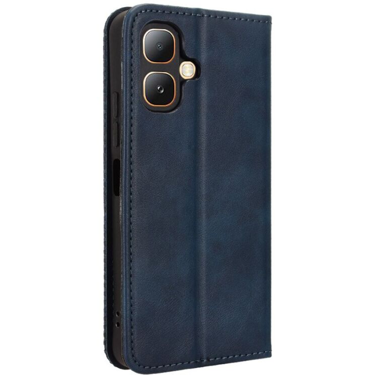 Чехол-книжка Deexe Retro Style для Infinix Smart 20 - Blue (411200L) Чехол-книжка Deexe Retro Style для Infinix Smart 20 - Blue: фото 8 из 20