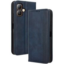 Чехол-книжка Deexe Retro Style для Infinix Smart 20 - Blue: фото 1 из 20