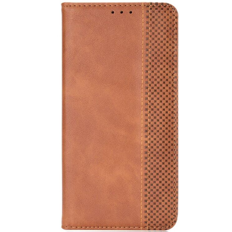 Чохол-книжка Deexe Retro Style для Nothing Phone (3a) Lite - Brown (405402Z) Чохол-книжка Deexe Retro Style для Nothing Phone (3a) Lite - Brown: фото 3 з 20