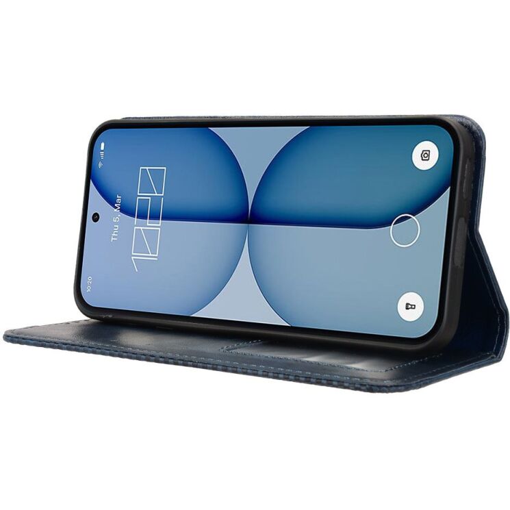 Чохол-книжка Deexe Retro Style для Nothing Phone (4a) - Blue (411308L) Чохол-книжка Deexe Retro Style для Nothing Phone (4a) - Blue: фото 6 з 17