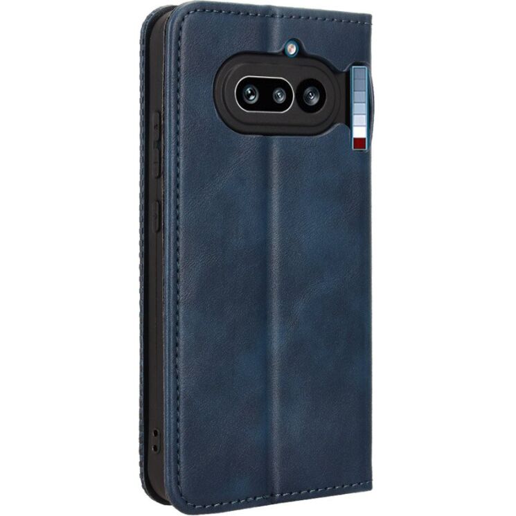 Чохол-книжка Deexe Retro Style для Nothing Phone (4a) - Blue (411308L) Чохол-книжка Deexe Retro Style для Nothing Phone (4a) - Blue: фото 7 з 17