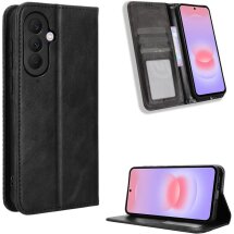 Чехол-книжка Deexe Retro Style для Samsung Galaxy A57 (A576) - Black: фото 1 из 19