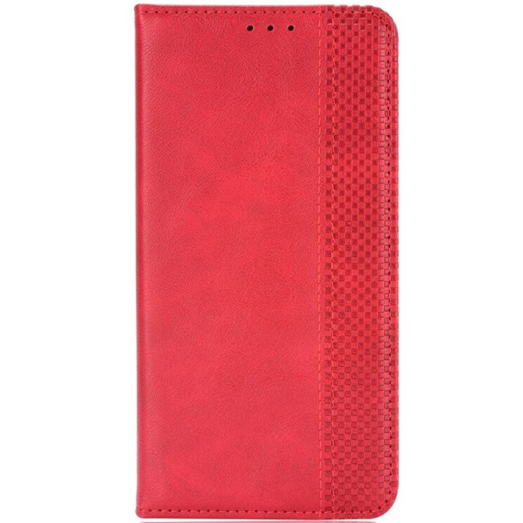 Чехол-книжка Deexe Retro Style для TECNO Pova 8 - Red: фото 4 из 19
