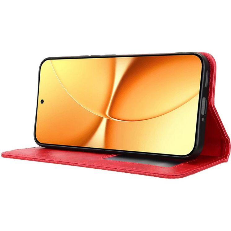 Чохол-книжка Deexe Retro Style для Xiaomi Poco X8 Pro Max - Red: фото 6 з 20