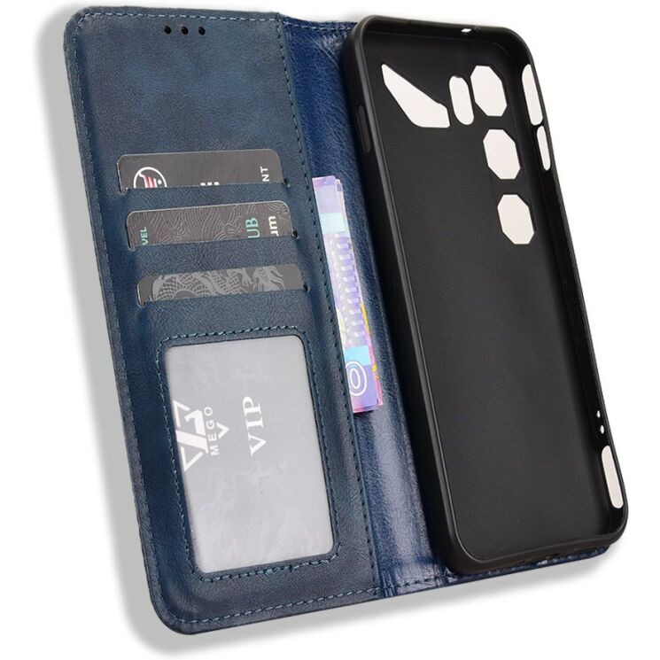 Чехол-книжка Deexe Retro Style для ZTE Nubia Neo 5 GT - Blue: фото 4 из 19