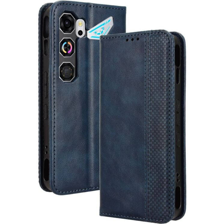 Чехол-книжка Deexe Retro Style для ZTE Nubia Neo 5 GT - Blue: фото 8 из 19