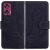 Чехол-книжка Deexe Tiger для Motorola Edge 50 Fusion - Black: фото 1 из 7