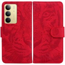 Чехол-книжка Deexe Tiger для Realme C75 - Red: фото 1 из 7