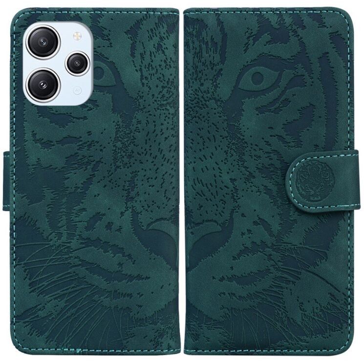 Чохол-книжка Deexe Tiger для Xiaomi Redmi 12 - Green: фото 1 з 6