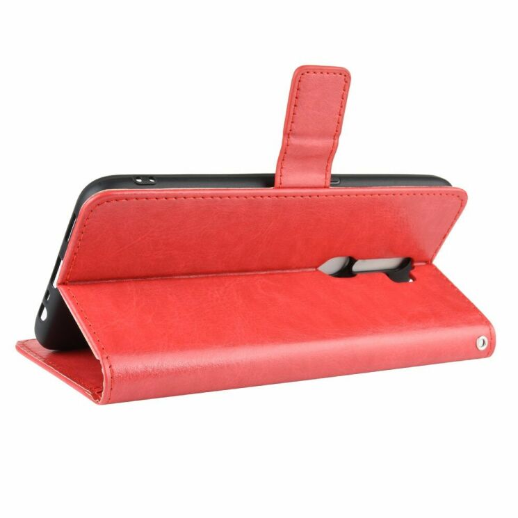 Классический чехол-книжка Deexe Wallet Style для OPPO A5 2020 - Red: фото 6 из 14