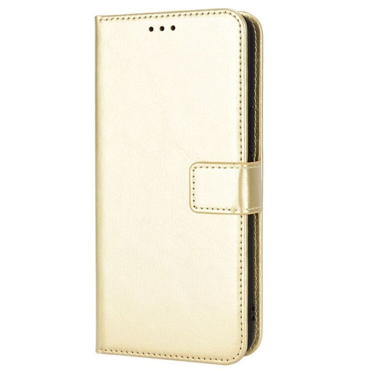 Чехол-книжка Deexe Wallet Style для Tecno Spark Go 2022 (KG5m) - Gold: фото 6 из 7