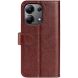 Чехол-книжка Deexe Wallet Style для Xiaomi Redmi Note 13 - Brown (345936Z). Фото 3 из 4