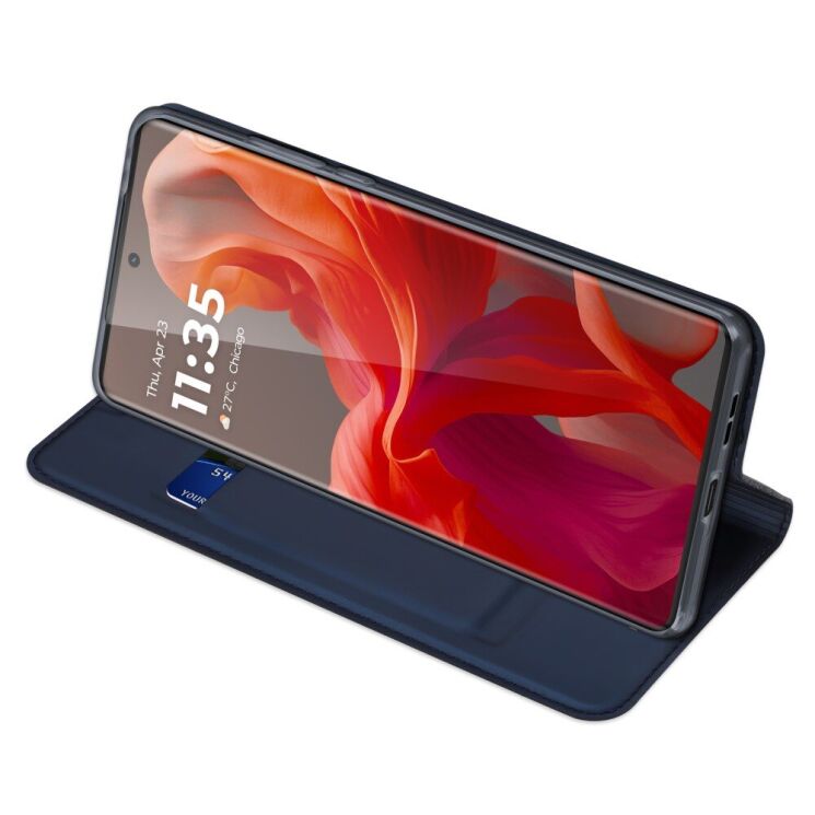 Чехол-книжка DUX DUCIS Skin Pro для Motorola Moto G85 - Blue: фото 2 из 10