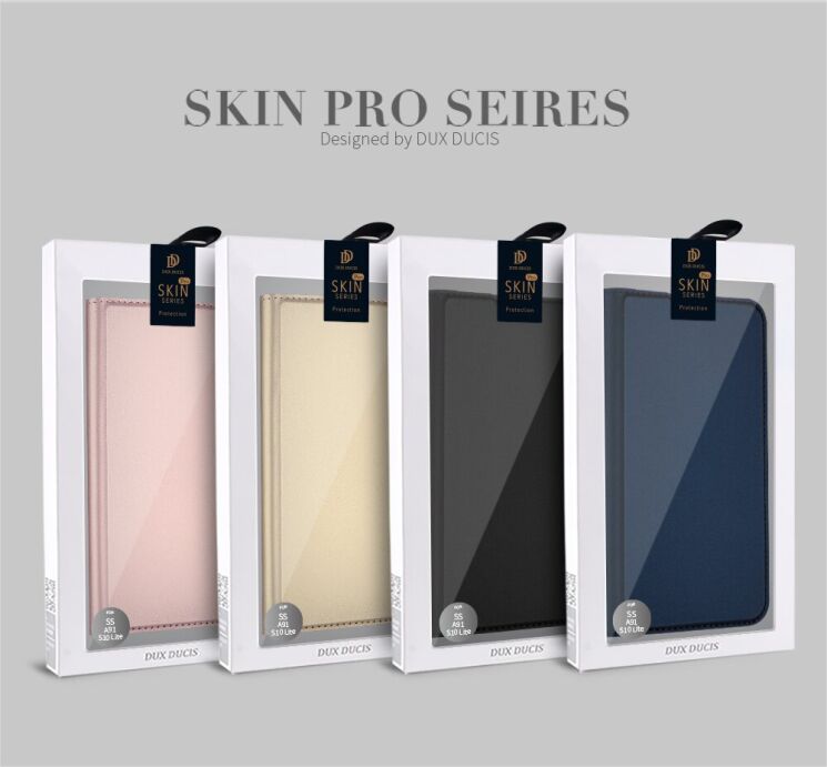 Чохол-книжка DUX DUCIS Skin Pro для Samsung Galaxy S10 Lite (G770) - Rose Gold: фото 6 з 20