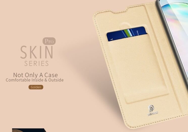 Чохол-книжка DUX DUCIS Skin Pro для Samsung Galaxy S10 Lite (G770) - Rose Gold: фото 11 з 20