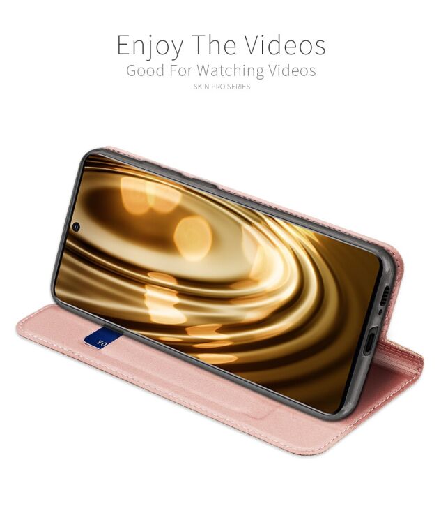 Чохол-книжка DUX DUCIS Skin Pro для Samsung Galaxy S10 Lite (G770) - Rose Gold: фото 17 з 20