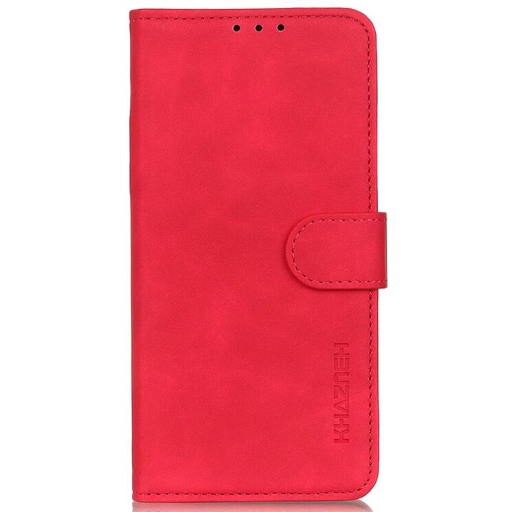 Чехол-книжка KHAZNEH Retro Wallet для Google Pixel 7a - Red: фото 5 из 9