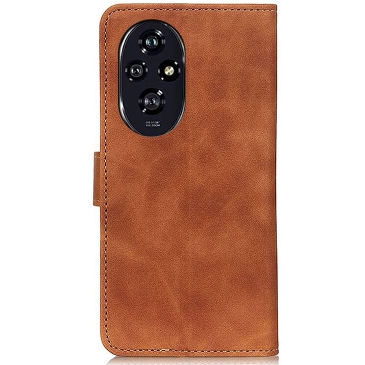 Чехол-книжка KHAZNEH Retro Wallet для Honor 200 - Brown: фото 5 из 9