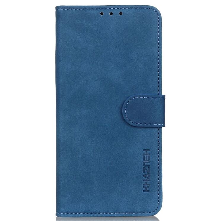 Чохол-книжка KHAZNEH Retro Wallet для Motorola Moto G52 / G82 - Blue: фото 6 з 7