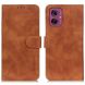Чохол-книжка KHAZNEH Retro Wallet для Motorola Moto G55 - Brown (366116Z). Фото 1 з 8