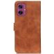 Чохол-книжка KHAZNEH Retro Wallet для Motorola Moto G55 - Brown (366116Z). Фото 5 з 8